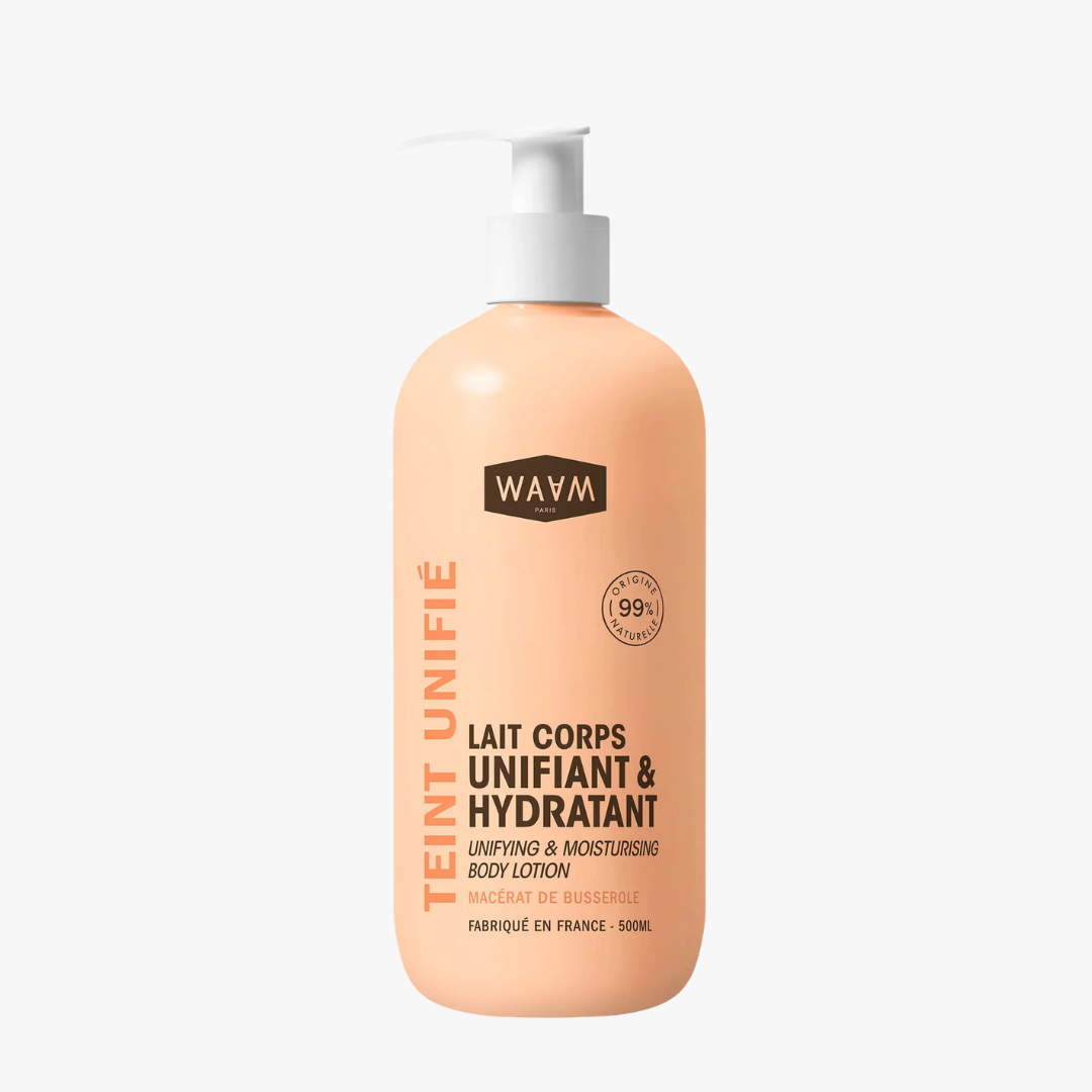 WAAM Lait de corps Unifiant & Hydratant au Busserole