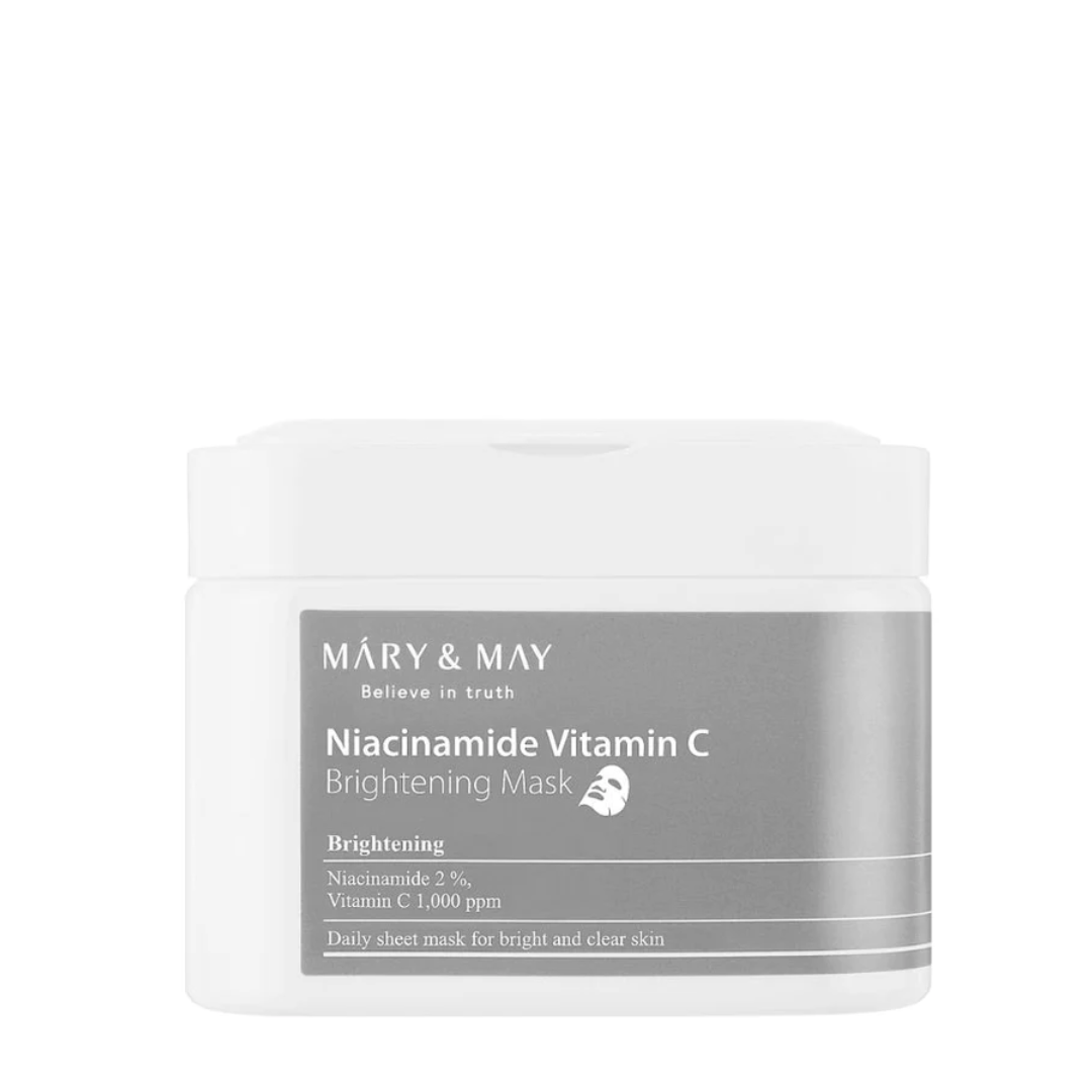 MARY & MAY Pack de Masques en tissu Niacinamide + Vitamine C
