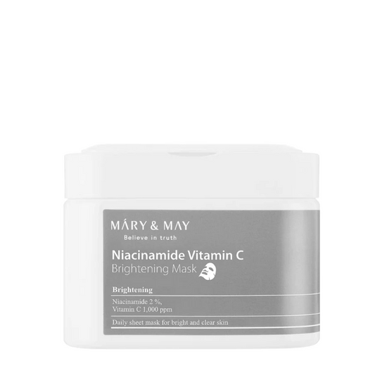 MARY & MAY Pack de Masques en tissu Niacinamide + Vitamine C