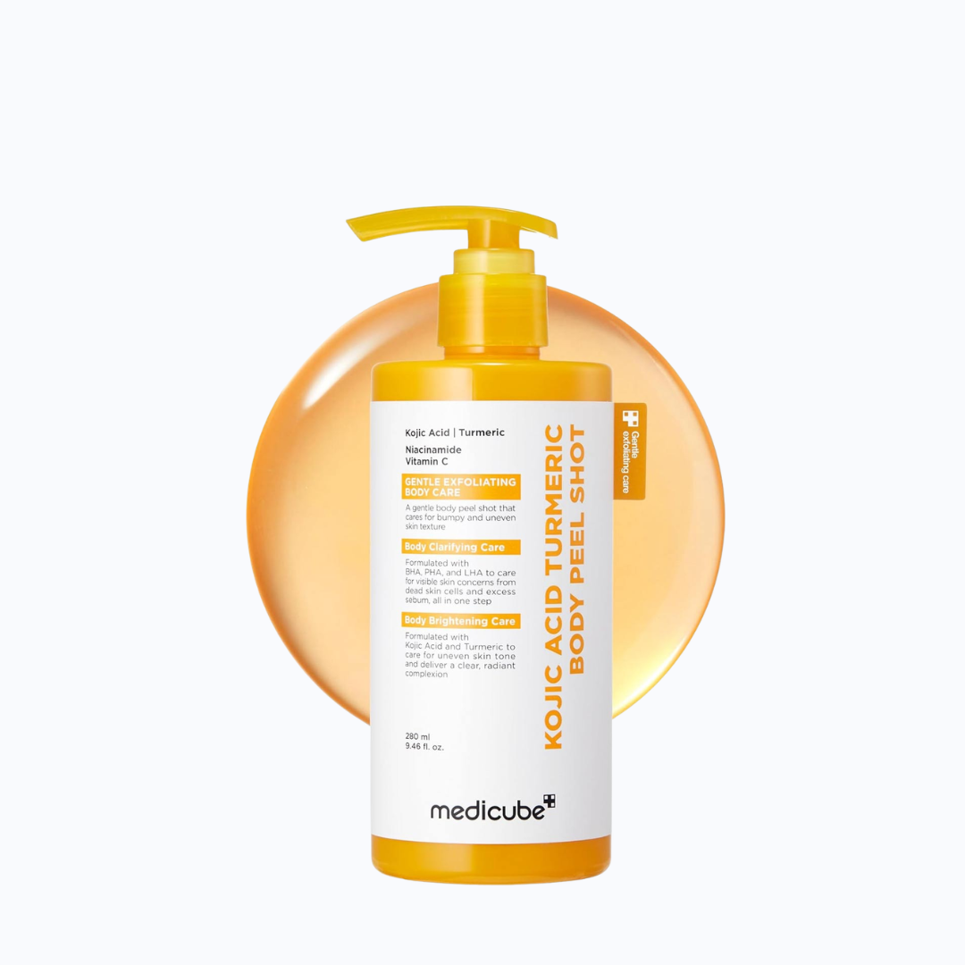 MEDICUBE Turmeric Body Peel Shot Soin Peeling éclaircissant corporel au Curcuma et Acide Kojique