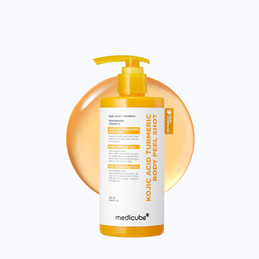 MEDICUBE Turmeric Body Peel Shot Soin Peeling éclaircissant corporel au Curcuma et Acide Kojique