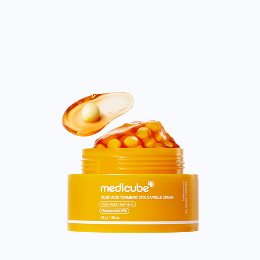 MEDICUBE Turmeric Kojic Capcule Cream Crème eclaircissante au Curcuma & Acide Kojique
