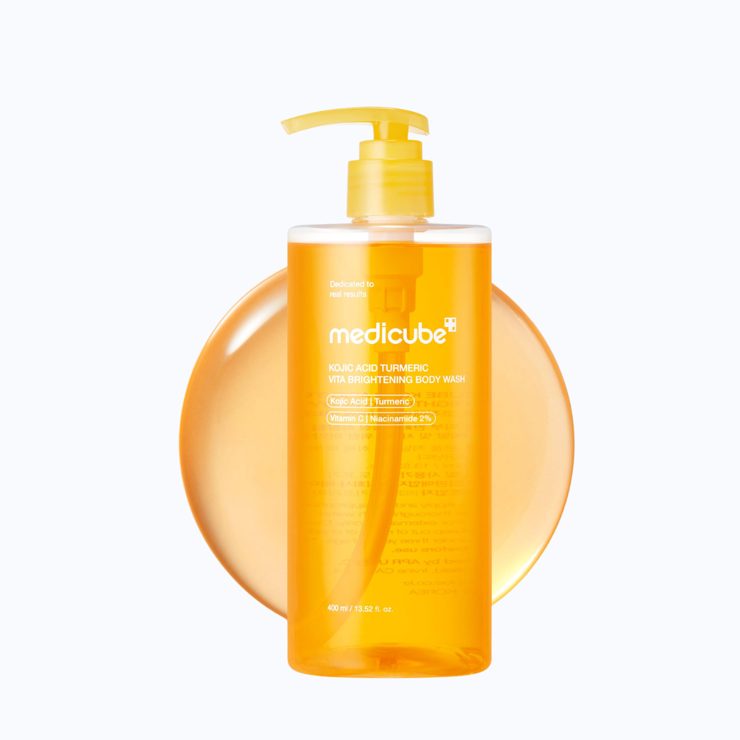 MEDICUBE Turmeric Kojic Acid Vita Gel douche éclaircissant à l'acide kojique et Curcuma