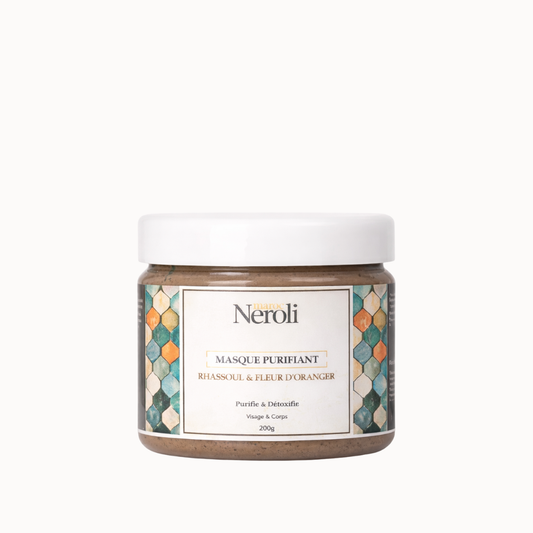 NEROLI MAROC Masque Rasshoul et fleur d'oranger