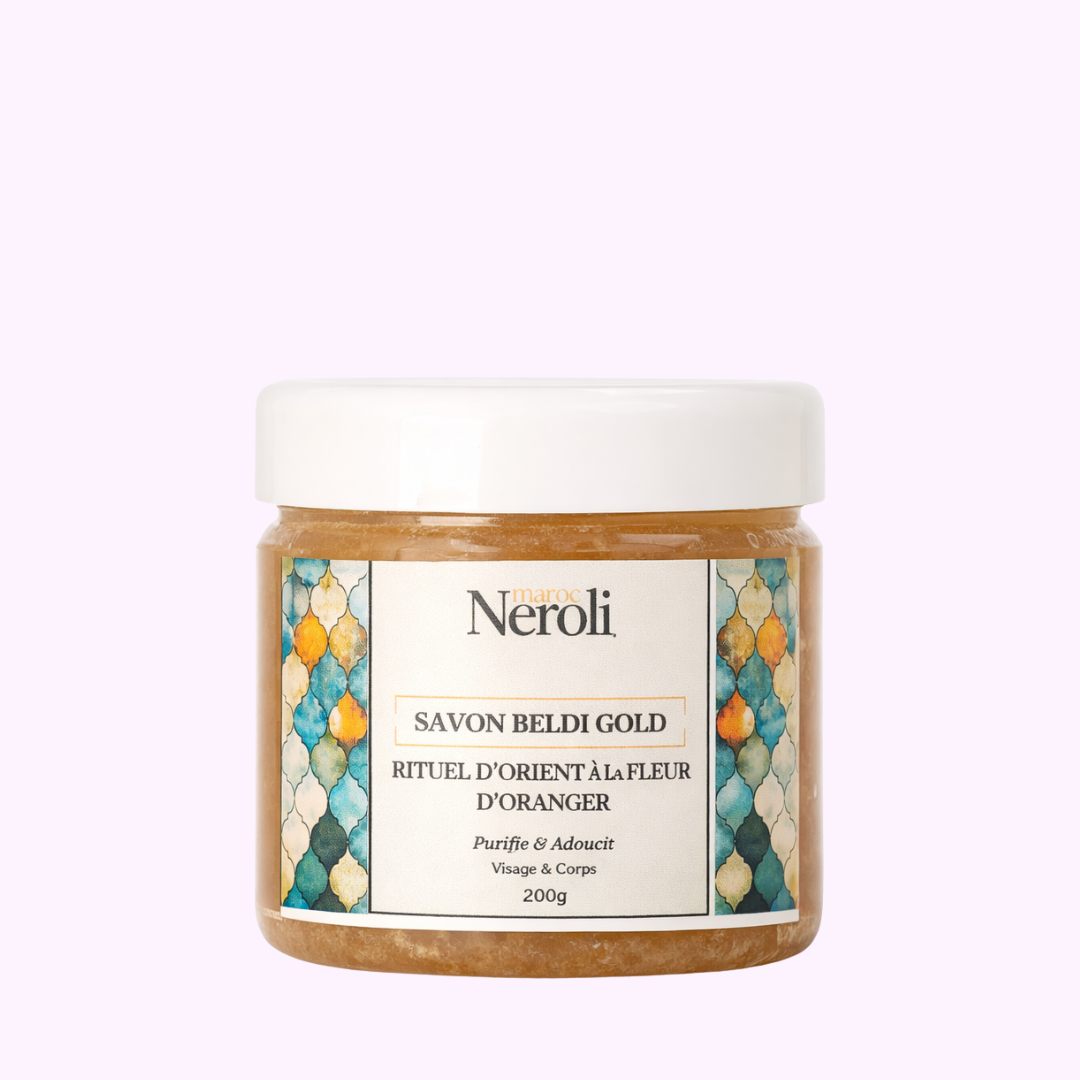 NEROLI MAROC Savon Beldi Gold à la Fleur d'oranger