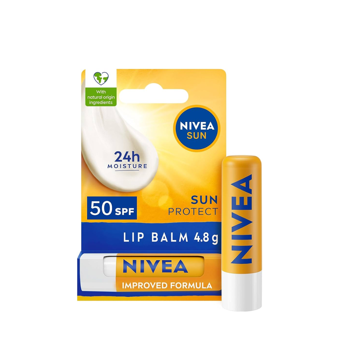 NIVEA Stick de soin lèvres SPF 50 Protect Caring