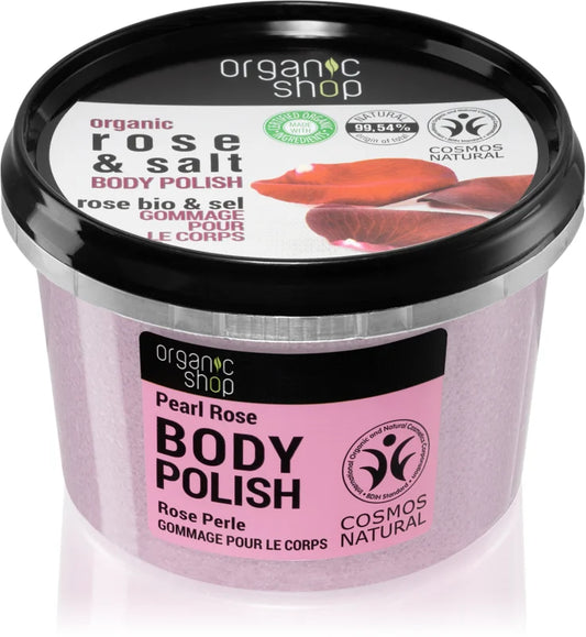 ORGANIC SHOP Gommage tonifiant Rose & Salt