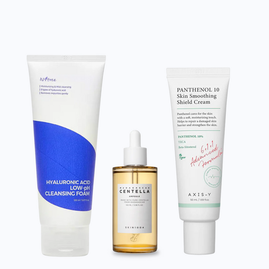Pack Routine de soin coréens pour Peaux sèches et sensibles
