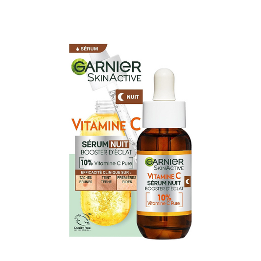 GARNIER Sérum de nuit anti-tâches éclat à la vitamine C