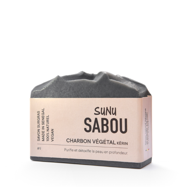 SUNU SABOU Savon Charbon Végétal