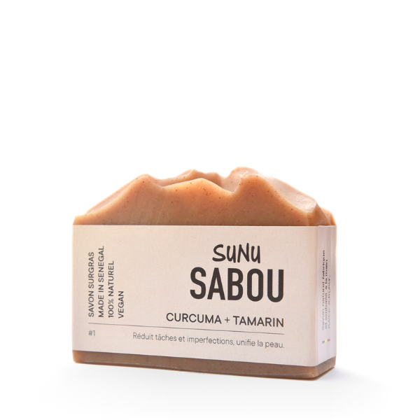 SUNU SABOU Savon Curcuma + Tamarin