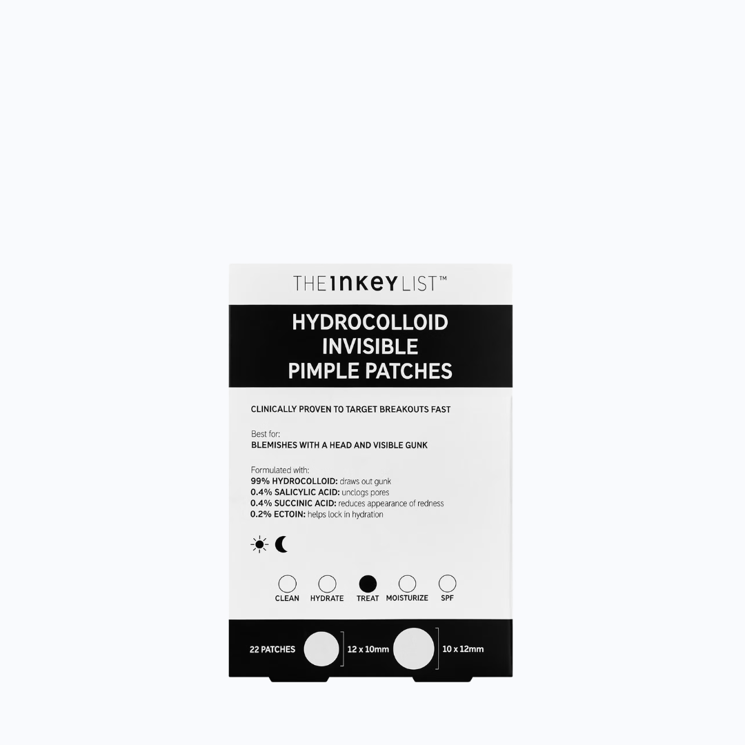 THE INKEY LIST Patchs invisibles Hydrocolloid anti-acné