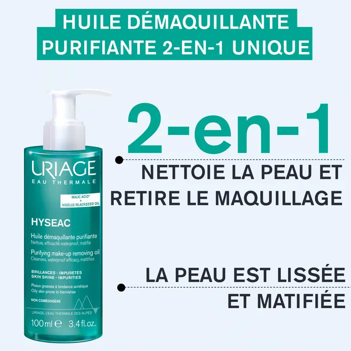 URIAGE Huile démaquillante purifiante Hyseac