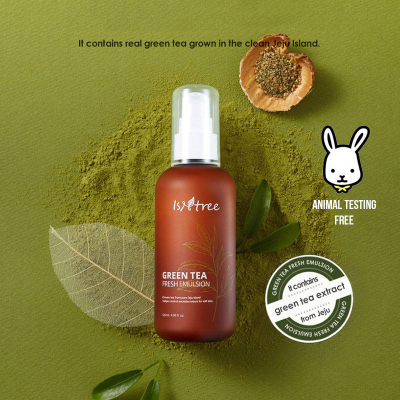 ISNTREE Sérum/ Crème 2 en 1 rafraichissant Green Tea Emulsion