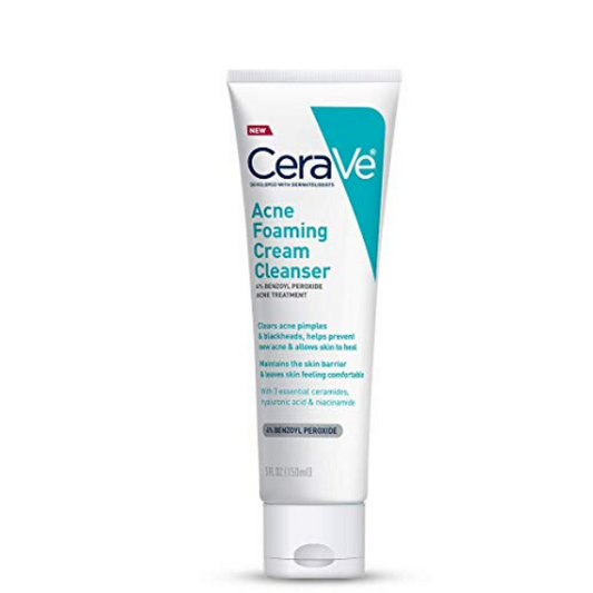 CERAVE Créme Moussante Anti Acné 4% Peroxyde de Benzoyle