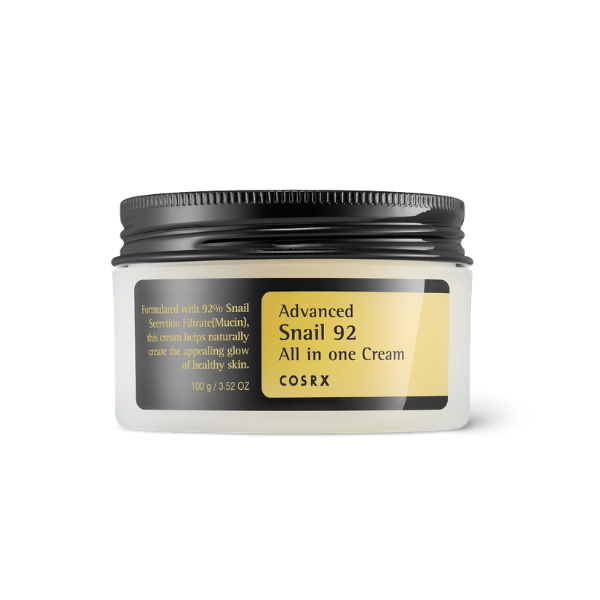 COSRX Advanced Snail 92 Crème hydratante à la Bave d'escargot