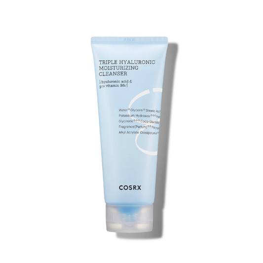 COSRX Nettoyant hydratant aux 3 acides hyaluronique Hydrium