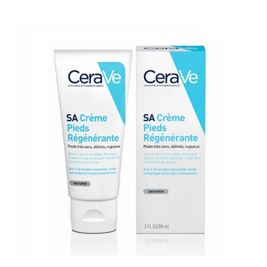 CERAVE Crème pieds régénérantes SA à l'acide salicylique