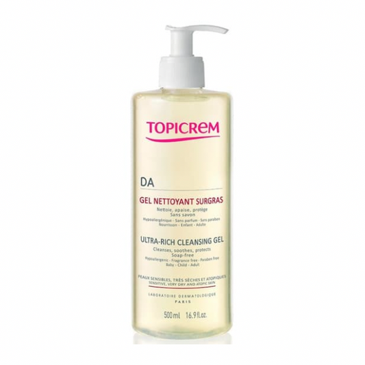 TOPICREM Gel nettoyant surgras DA