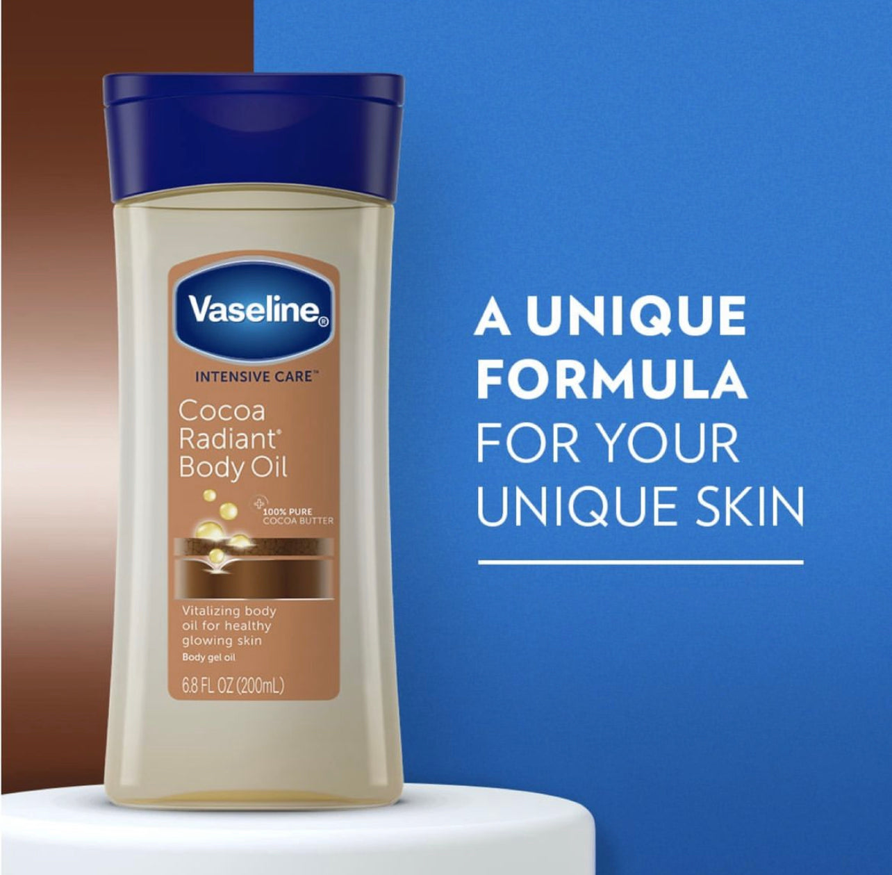 Vaseline Huile gel revitalisante pour le corps - Enrichie au beurre de  cacao, à l'huile d'amande et aux extraits de noix du Brésil - 200 ml :  : Beauté et Parfum