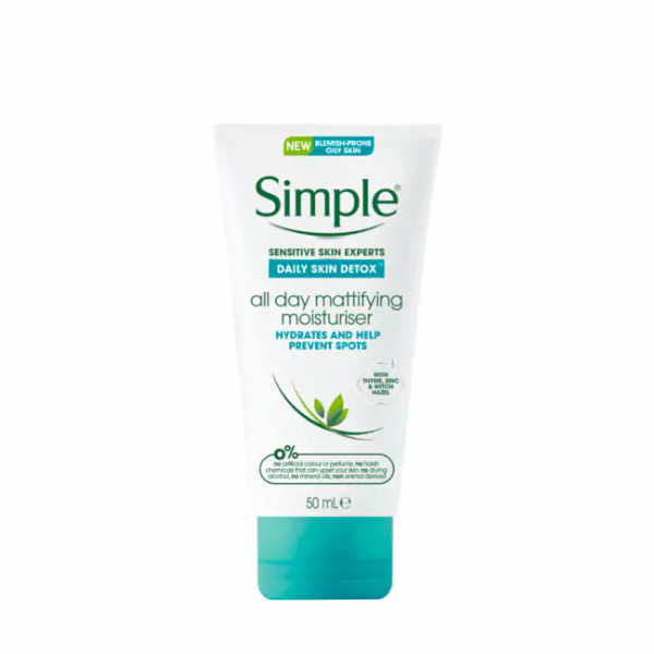 SIMPLE Gel crème matifiant All day matifying