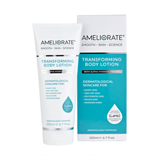 AMELIORATE Lait de corps exfoliant lissant Transforming Body